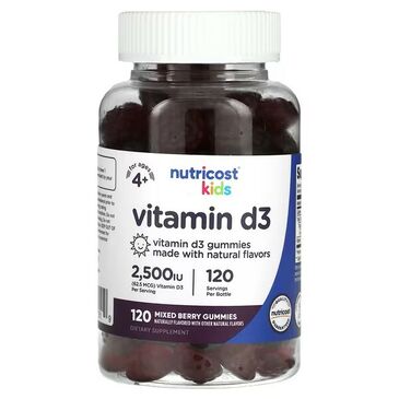 Хүүхдийн Витамин Д  2500 IU №120 Nutricost