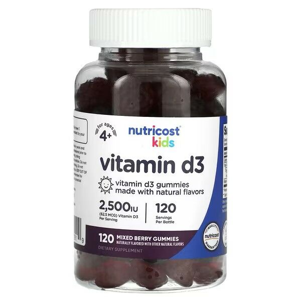 Хүүхдийн Витамин Д  2500 IU №120 Nutricost