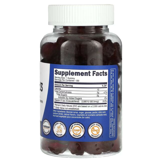 Хүүхдийн Витамин Д  2500 IU №120 Nutricost