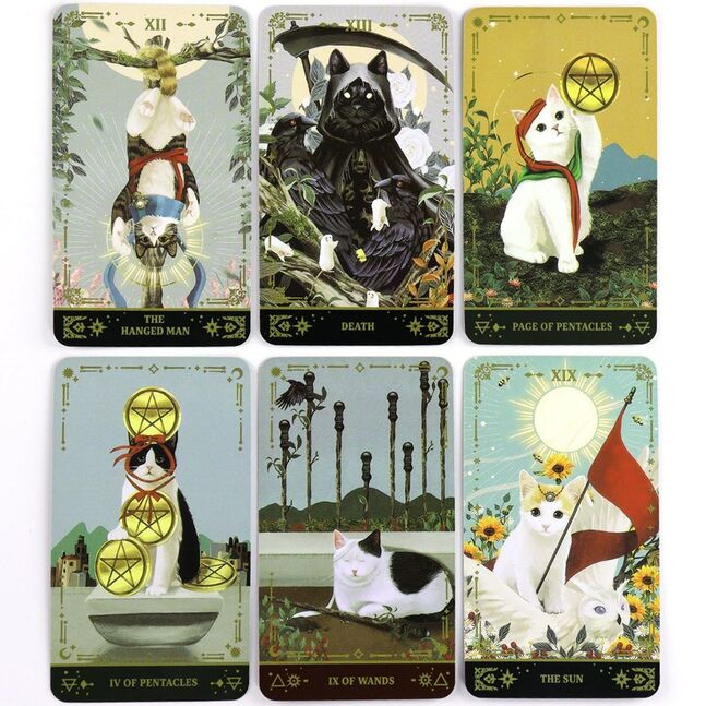 "muse cat" tarot cards