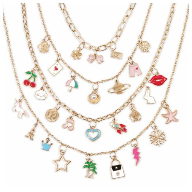 1719 MIR Handful of Charm Jewelry Set