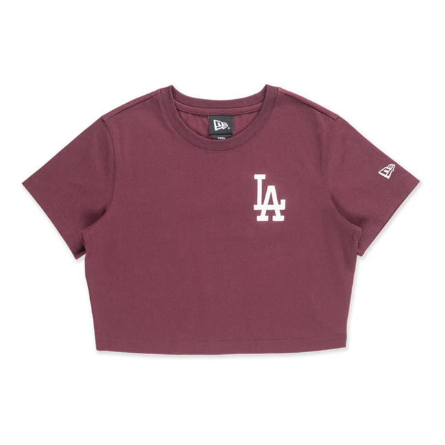 W CROP TEE COLOR ERA FW25 LOSDOD MAROON