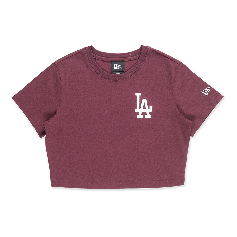 W CROP TEE COLOR ERA FW25 LOSDOD MAROON