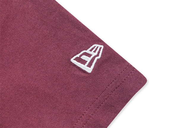 W CROP TEE COLOR ERA FW25 LOSDOD MAROON