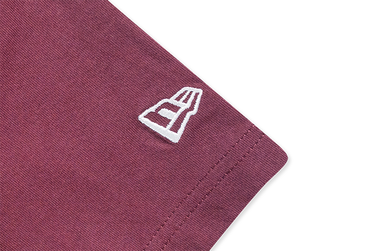 W CROP TEE COLOR ERA FW25 LOSDOD MAROON