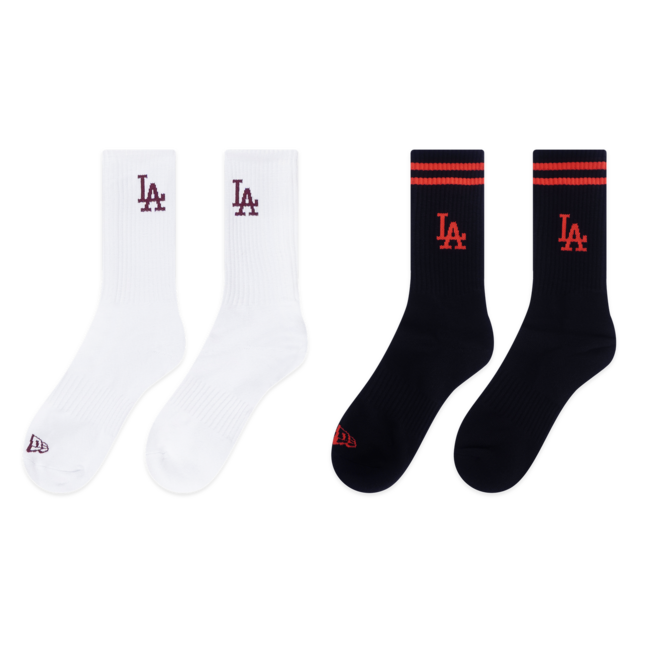 SOCKS COLOR ERA LOSDOD WHITE BLACK