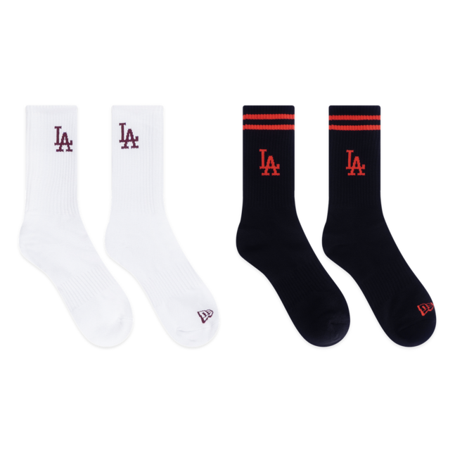 SOCKS COLOR ERA LOSDOD WHITE BLACK