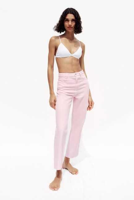 Z1975 high-rise straight jeans 