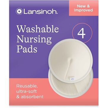 Lansinoh Reusable Breast Pads Хөхний сүү шингээгч цагаан 4ш