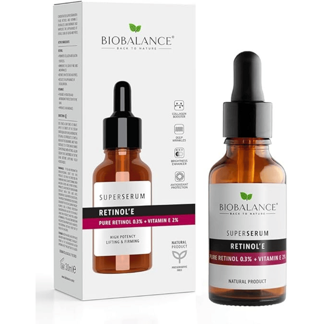 NATURAL RETINOL’E SUPER SERUM/ PURE RETINOL 0.3% + VITAMIN E 2%