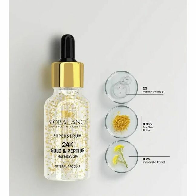 24K GOLD& PEPTIDE SERUM