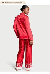 Vs satin long pajama set size s