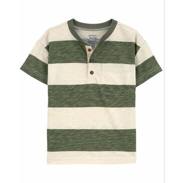 Футболка хөвгүүд ногоон судалтай 