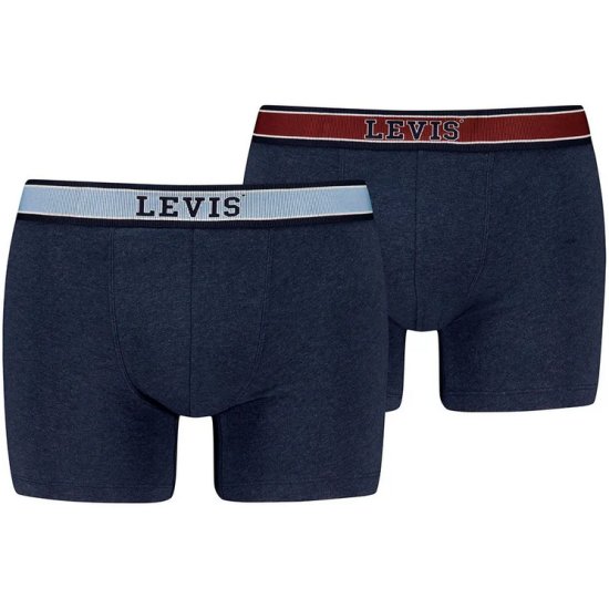 LEVIS MEN COLLEAGIC BOXER BRIEF 2P, M