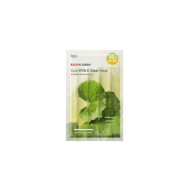 DR.G RED BLEMISH COOL VITA C CLEAR MASK 