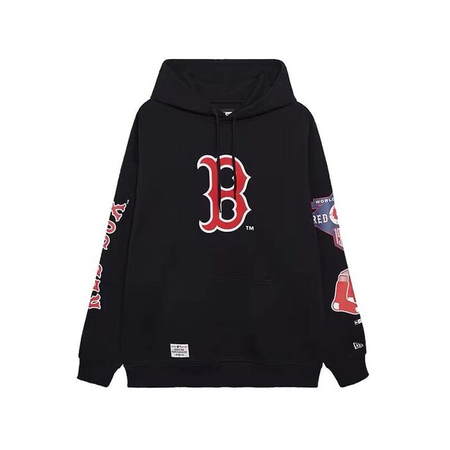 PULLOVER HOODIE SPRTCR BOSRED BLACK