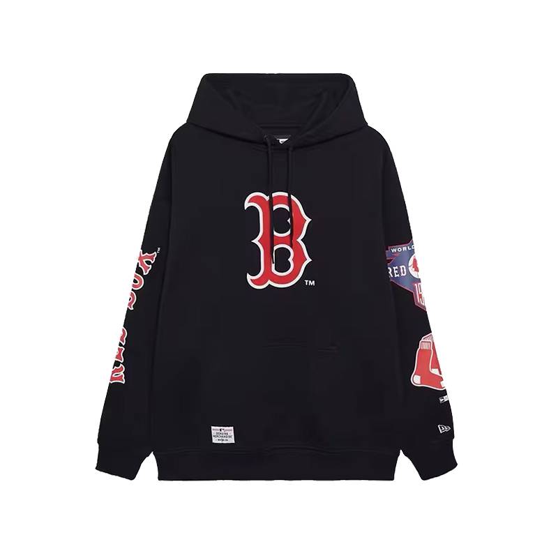 PULLOVER HOODIE SPRTCR BOSRED BLACK
