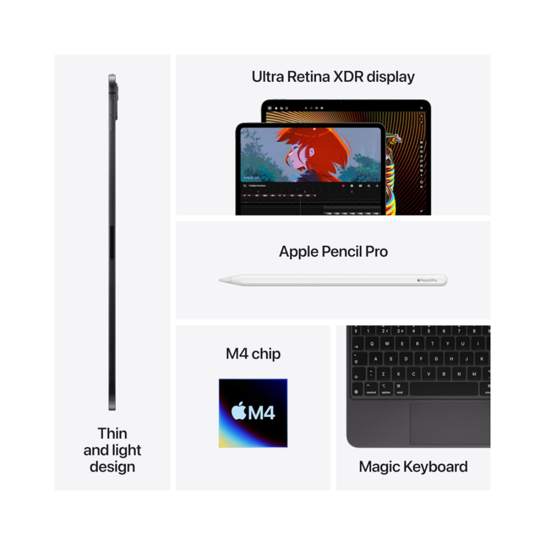 iPad Pro M4 chip 13'' Wifi 256GB Space Black