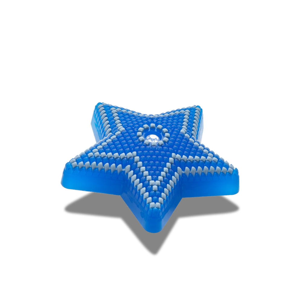 Lights Up Blue Star With Gem