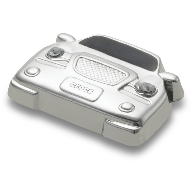 Silver Crocs Car
