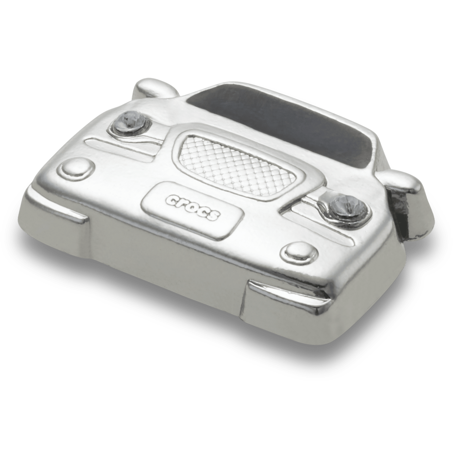 Silver Crocs Car