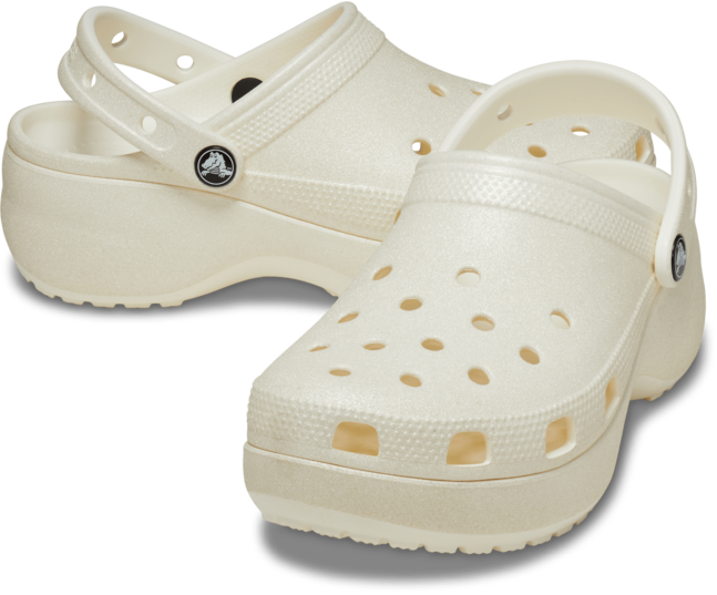 Classic Platform Glitter ClogW Chk W5