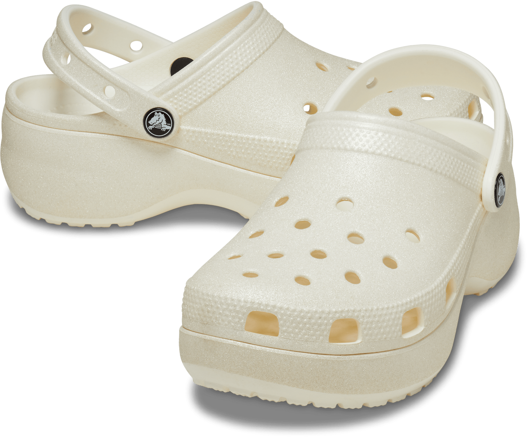 Classic Platform Glitter ClogW Chk W5