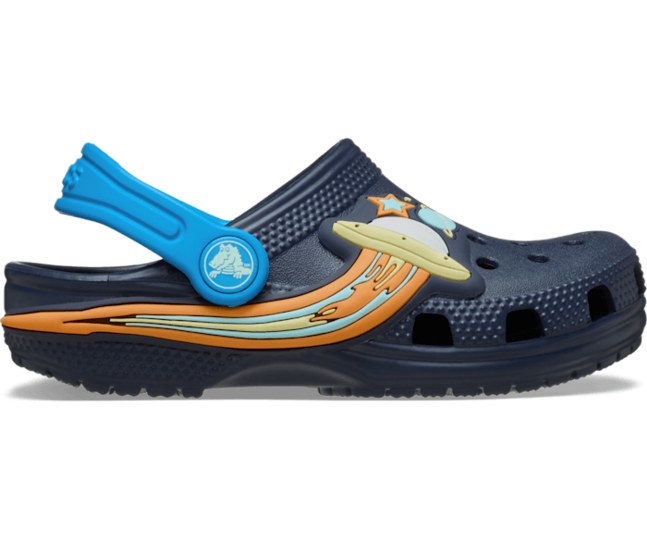 Classic UFO Lights Clog T Navy
