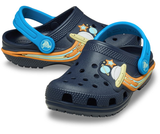 Classic UFO Lights Clog T Navy