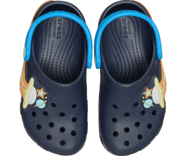 Classic UFO Lights Clog T Navy