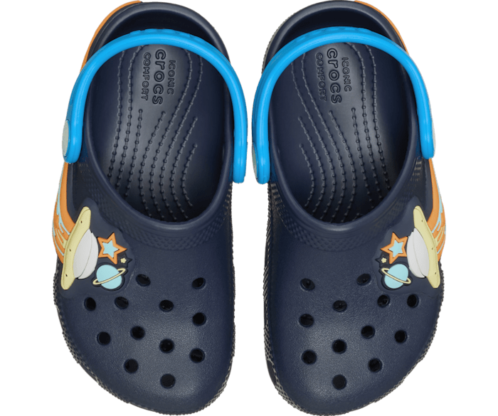 Classic UFO Lights Clog T Navy