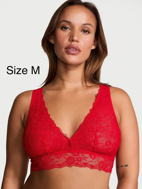 Victoria’s secret sexy tee posey lace triangle bralette