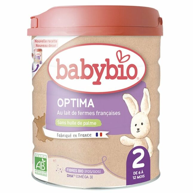 Babybio optima 2  пребиотиктой 6-12 сар 400гр