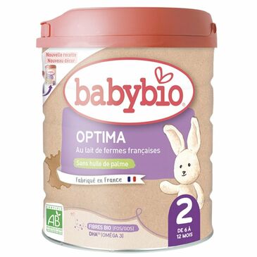 Babybio optima 2  пребиотиктой 6-12 сар 400гр