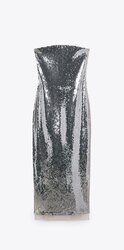 Zara, strapless dress
