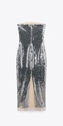 Zara, strapless dress