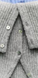 Zara, contrast knit sweater