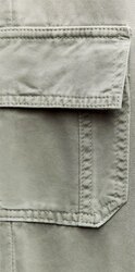 Zara, mid-rise cargo trousers