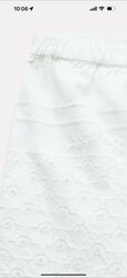 Zara, embroidered shorts
