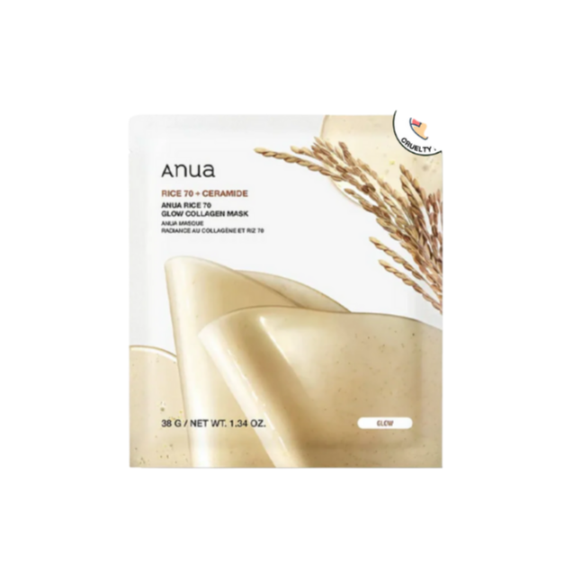 ANUA Rice 70 Glow Collagen Mask