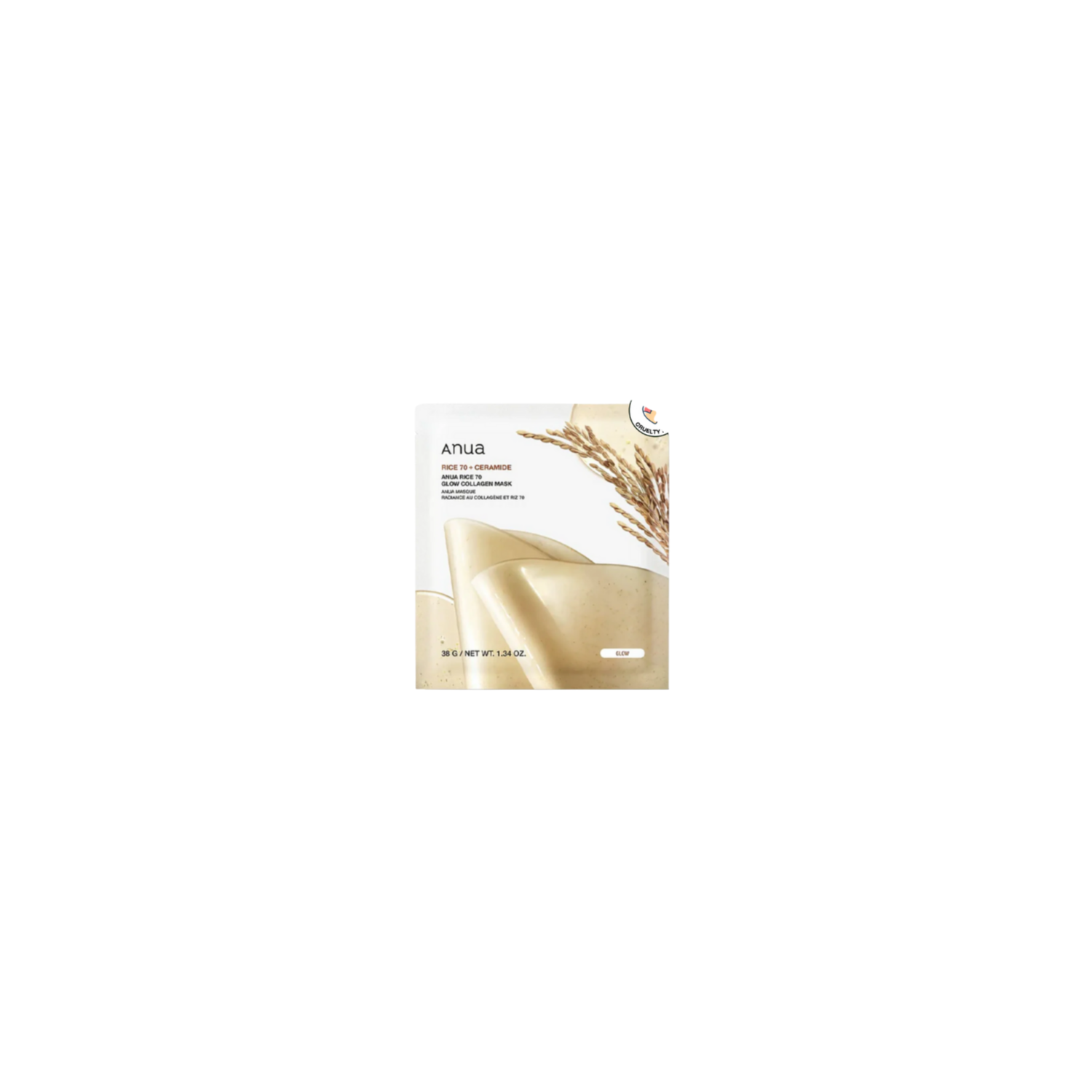 ANUA Rice 70 Glow Collagen Mask