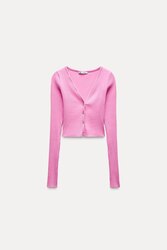 Zara, ribbed cardigan