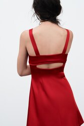 Zara, satin mini dress