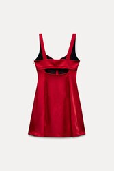 Zara, satin mini dress