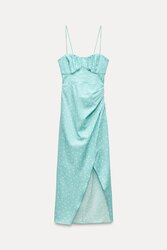 Zara, linen blend midi dress