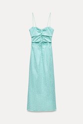 Zara, linen blend midi dress