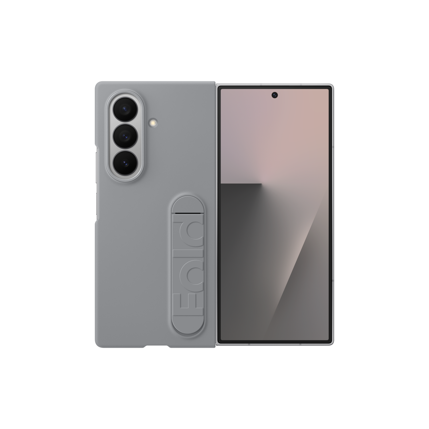 Z Fold 7 Silicon Case /Silver/