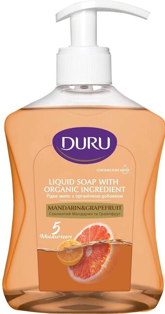 Duru,  цитрусын үнэртэй гарын шингэн саван 300ml