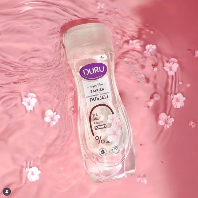Duru,  глицеринтэй сакура шүршүүрийн саван 450ml