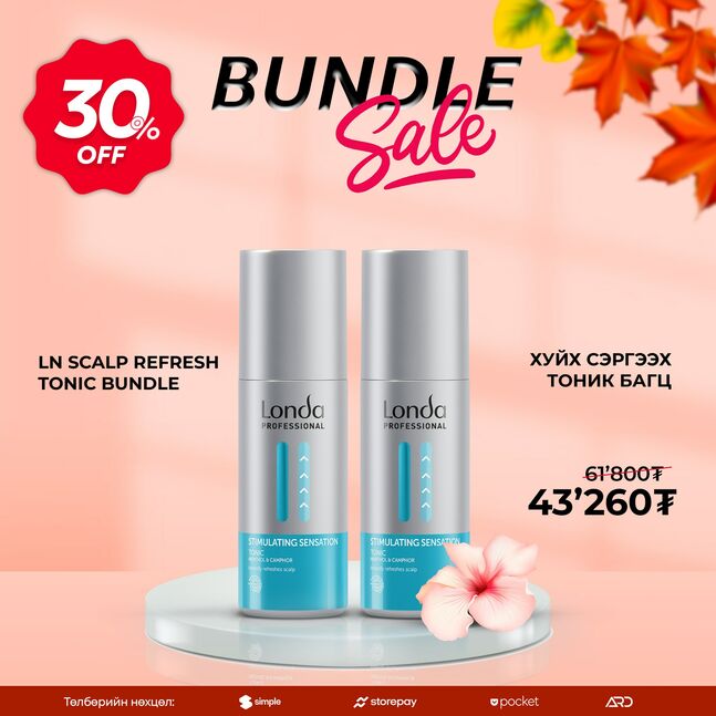 LN SCALP REFRESH TONIC BUNDLE